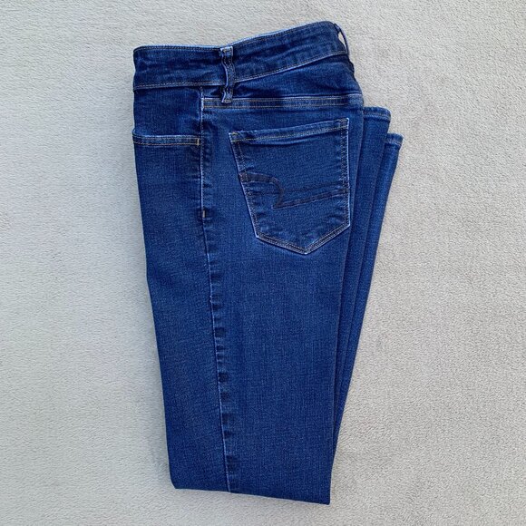 American Eagle Outfitters Super Stretch Hi-Rise Jegging Jeans Sz4 - Picture 8 of 16